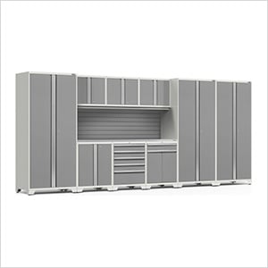 PRO Series Platinum 10-Piece Set with Stainless Steel Top and Slatwall