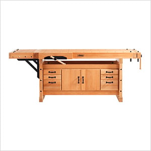 Elite 2000 Workbench with SM04 Cabinet, Clamping Platform and Accessory Kit