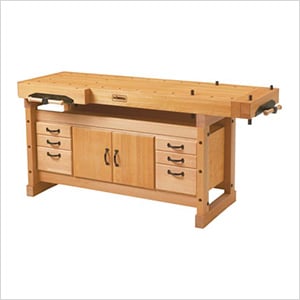 Elite 2000 Woodworking Workbench with SM04 Cabinet