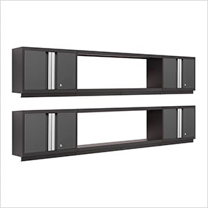 BOLD Series Grey 6-Piece Wall Cabinet System