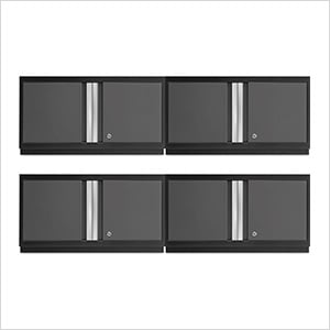 4 x BOLD Series Grey 36-Inch Wall Cabinets - Greg Smith Equipment Sales
