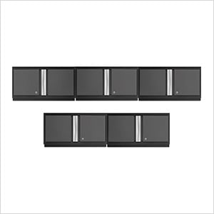 5 x BOLD Series Grey 36-Inch Wall Cabinets