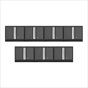 7 x BOLD Series Grey Wall Cabinets - Greg Smith Equipment Sales