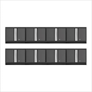 8 x BOLD Series Grey Wall Cabinets - Greg Smith Equipment Sales