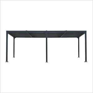 12 x 20 ft. Novara Louvered Pergola (Grey)