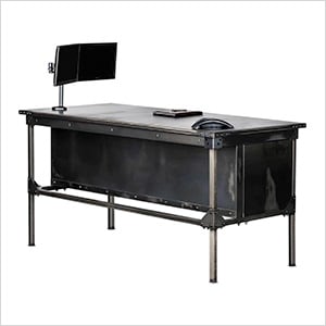 Ironworks Executive Desk Package - 42-Inch Tall