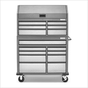 41-Inch 15-Drawer Mobile Tool Chest Combo