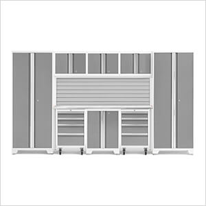 BOLD Series Platinum 9-Piece Set with Stainless Steel Top and Backsplash