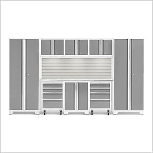BOLD Series Platinum 9-Piece Set with Stainless Top, Backsplash, LED Lights