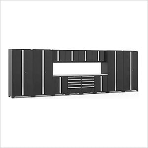 PRO Series Black 14-Piece Set with Stainless Steel Tops and LED Lights - Greg Smith Equipment Sales