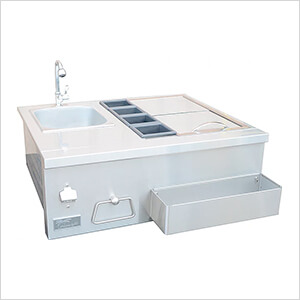 Built-In Bartender Cocktail Station