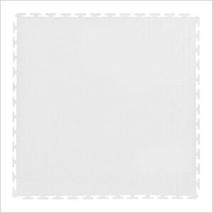 7mm White PVC Smooth Tile (50 Pack)