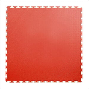 7mm Red PVC Smooth Tile (50 Pack)