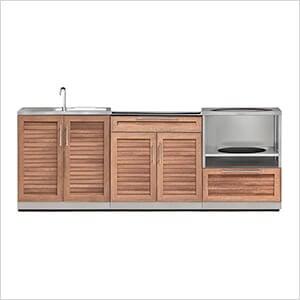 Grove 3-Piece Outdoor Kitchen Set (No Countertop)