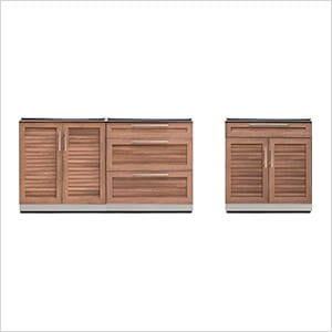 Grove 3-Piece Outdoor Kitchen Set (No Countertop)