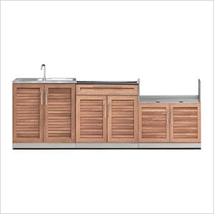 Grove 3-Piece Outdoor Kitchen Set (No Countertop)