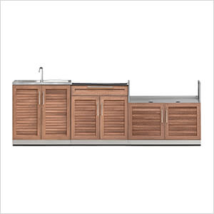 Grove 3-Piece Outdoor Kitchen Set (No Countertop)