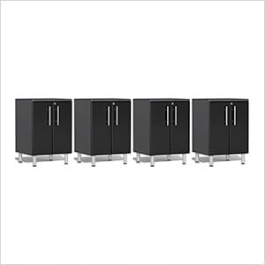 4-Piece 2-Door Garage Cabinet Kit