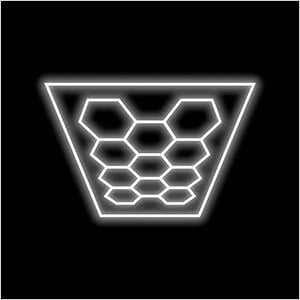 Large 11 Hex LED Lighting Kit with Border (15.87’ x 11.90’)