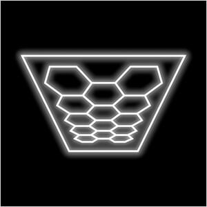 Large 14 Hex LED Lighting Kit with Border (17.78’ x 11.90’)