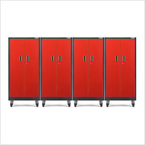 4 x Premier Tall GearBox Garage Cabinet