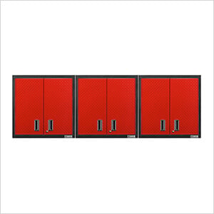3 x Premier 30-Inch Wall GearBox Garage Cabinet