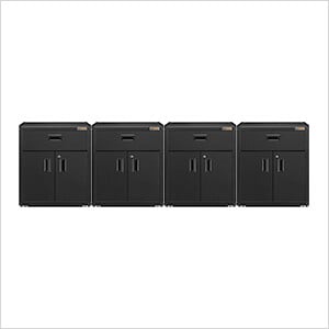4 x Ready-To-Assemble 28-Inch Base Cabinet