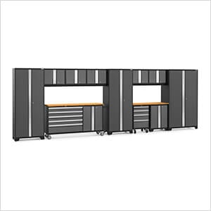 BOLD 12-Piece Project Center Set with Bamboo Top