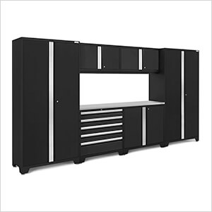 BOLD Series Extra-Wide 7-Piece Set with Stainless Steel Top