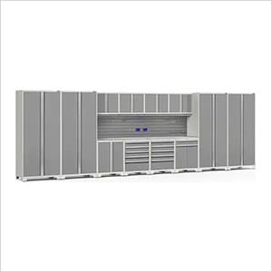 PRO Series 14-Piece Set with Stainless Steel Tops and Slatwall Hook Kit
