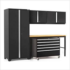 PRO Series Black 5-Piece Set with Bamboo Top - Greg Smith Equipment Sales