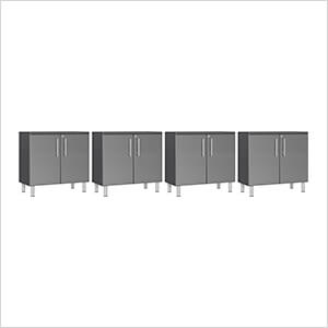 4-Piece 2-Door Oversized Garage Cabinet Kit