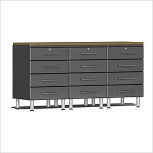 4-Piece Garage Workstation Kit with Bamboo Worktop