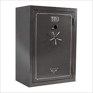 Haven 48-Gun Safe with Electronic Lock (Metal Grey)