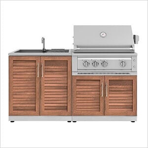 Grove 3-Piece Outdoor Kitchen Set with 33-Inch Natural Gas Platinum Grill - Greg Smith Equipment Sales