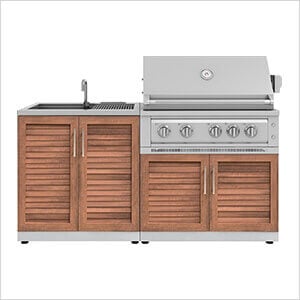 Grove 3-Piece Outdoor Kitchen Set with 36-Inch Natural Gas Platinum Grill - Greg Smith Equipment Sales