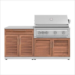 Grove 4-Piece Outdoor Kitchen Set with 40-Inch Natural Gas Platinum Grill - Greg Smith Equipment Sales