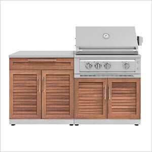 Grove 4-Piece Outdoor Kitchen Set with 33-Inch Natural Gas Platinum Grill - Greg Smith Equipment Sales