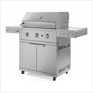 Outdoor Kitchen Grill Cart with 33-Inch Performance Grill