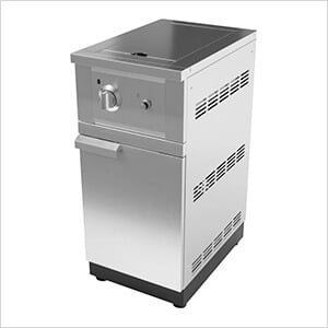 Stainless Steel Single Side Burner and Cabinet