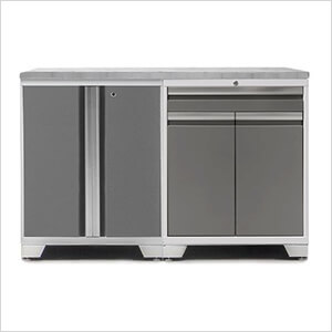 PRO Platinum 3-Piece Workbench Set with Stainless Steel Top