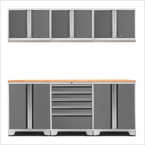 PRO Platinum 7-Piece Work Station with Bamboo Top