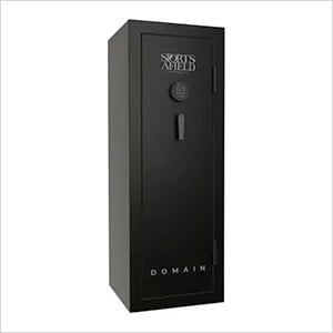 Domain Fire Rated 20-Gun Safe with Electronic Lock (Black)