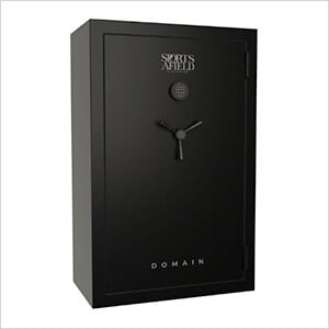 Domain Fire Rated 40-Gun Safe with Electronic Lock (Black)