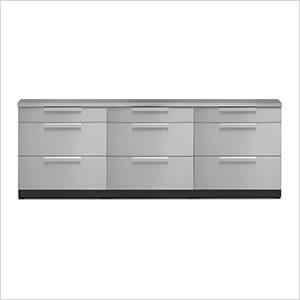 Stainless Steel 4-Piece Outdoor Kitchen Set with Countertops