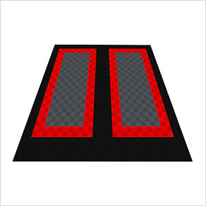 Ribtrax Pro Two Car Garage Floor Tile Mat