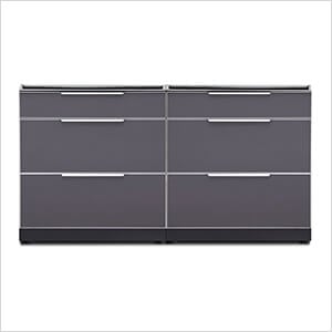 Aluminum Slate 2-Piece Outdoor Kitchen Set (No Countertop)