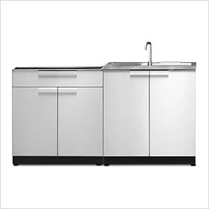 Stainless Steel 2-Piece Outdoor Kitchen Set (No Countertop) - Greg Smith Equipment Sales