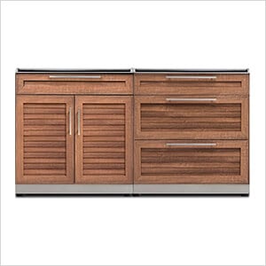 Grove 2-Piece Outdoor Kitchen Set (No Countertop)