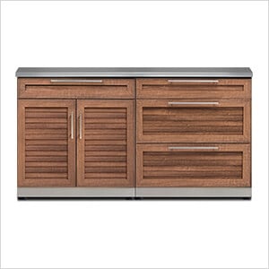 Grove 3-Piece Outdoor Kitchen Set with Countertops